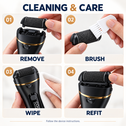 SoftStep Electric Foot File – Rechargeable Callus Remover for Smooth Feet