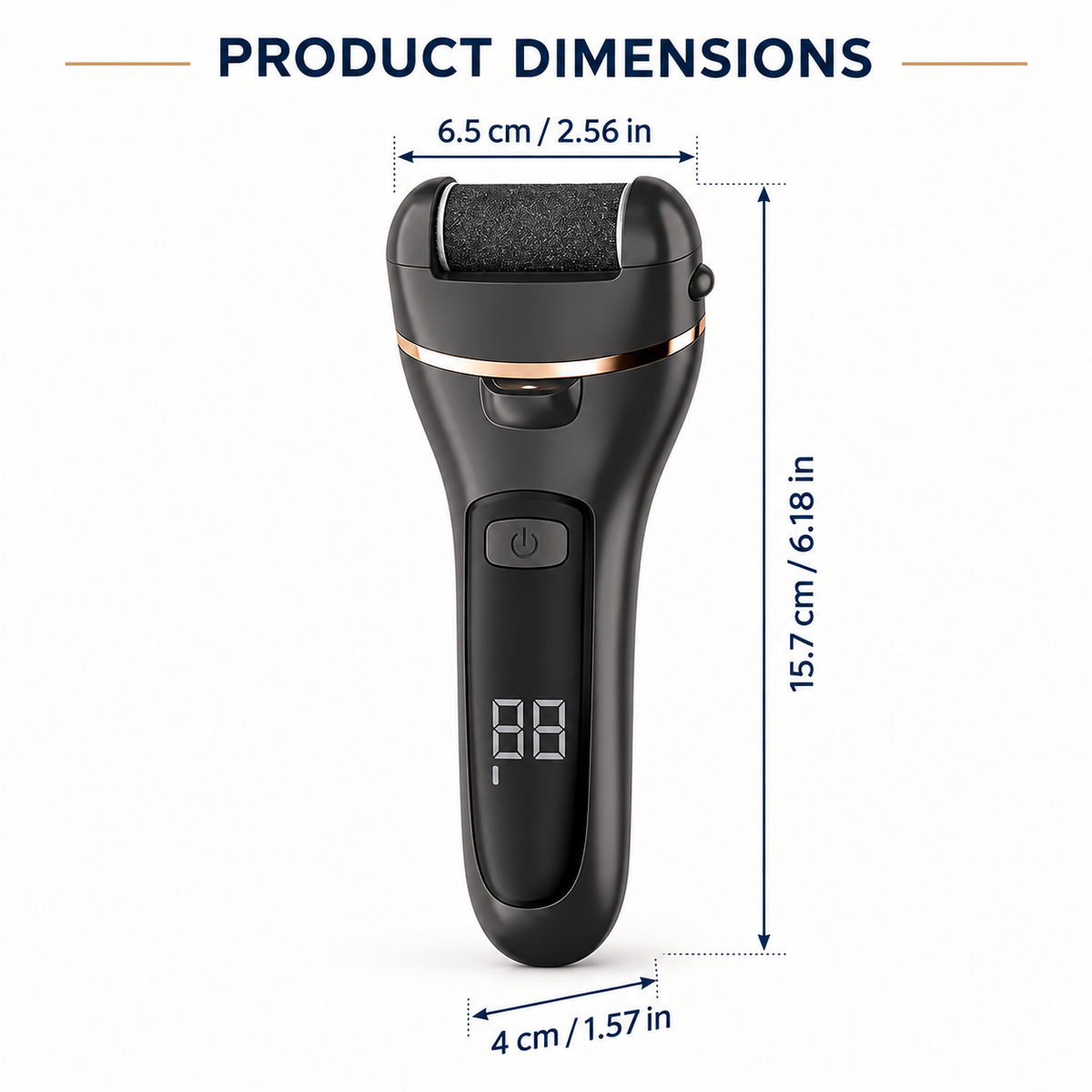SoftStep Electric Foot File – Rechargeable Callus Remover for Smooth Feet