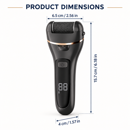 SoftStep Electric Foot File – Rechargeable Callus Remover for Smooth Feet